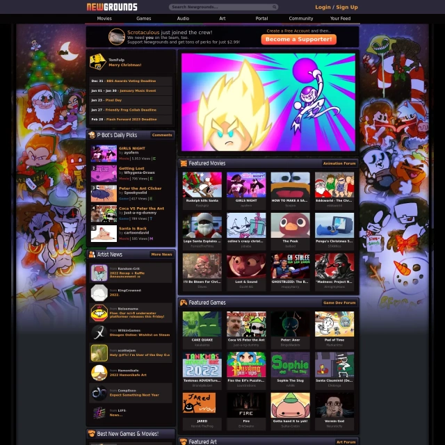 NewGrounds Adult Games