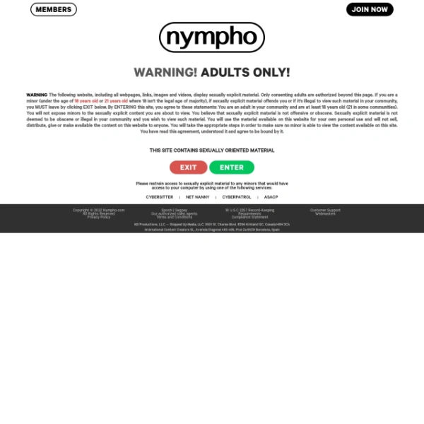 Nympho.com on freeporning.com