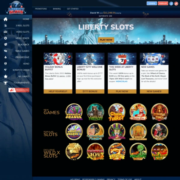 Liberty Slots Casino on freeporning.com