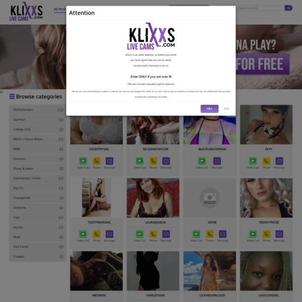 Klixxs on freeporning.com