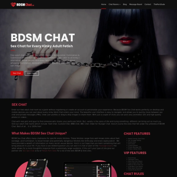 BDSM Chat on freeporning.com