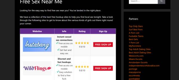 Free Sex Near Me on freeporning.com